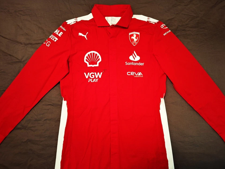 Ferrari F1 PUMA sample team issue shirt Las Vegas GP 2023 Leclerc Sainz - Bild 1 von 4