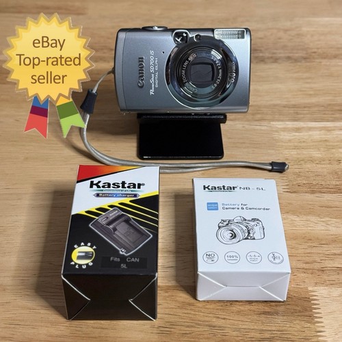 ⚡️CANON PowerShot Digital ELPH SD700 IS 6.0MP Digital Camera Bundle NICE⚠️TESTED