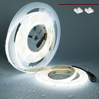 Topai 12V COB LED Streifen 5M 6000K Kaltweiß