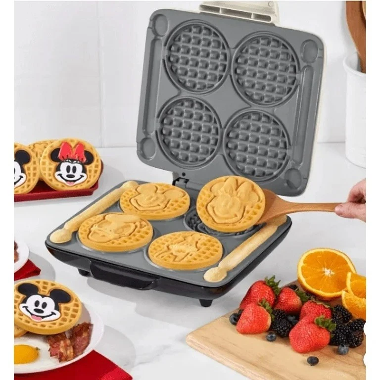 Dash Disney Mickey & Friends No-Drip Waffle Maker NEW