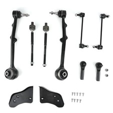 8pc Front Lower Control Arms Tie Rods Sway Bars For Ford Mustang 15 - 19 5.0L