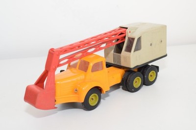B81 1:43 NOREV PLASTIC 114 BERLIET TBO 15 LEATHER MECHANIQUE CRANE TRUCK EXC....