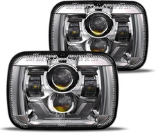 New 180W 1000 Bright H6054 5X7 7X6 Led Headlights Compatible with Jeep Cherokee