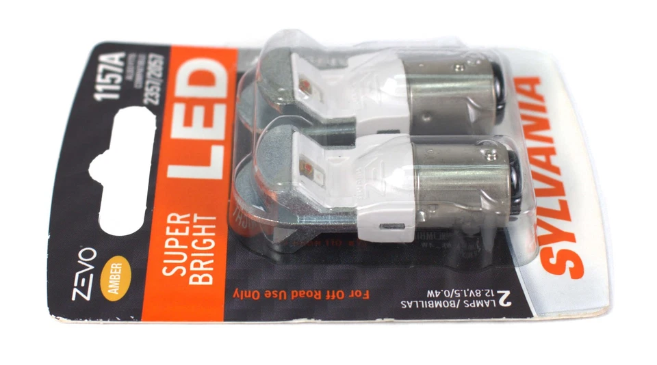 Mini bombillas LED súper brillantes Sylvania Zevo uso todoterreno número de modelo 1157ALED.BP2 Foto 3 de 4