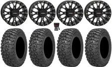 System 3 ST-3 14" Wheels Bk 30" Trail Saw 2.0 Tires Kawasaki Mule Pro FXT KRX /