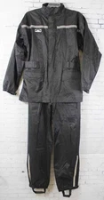 Choko Motorcycle Rain Suit Mens Small Black New