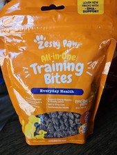 Zesty Paws Dog Training Treats PB Flavor 12oz Hip Joint Muscle Health New 11/25