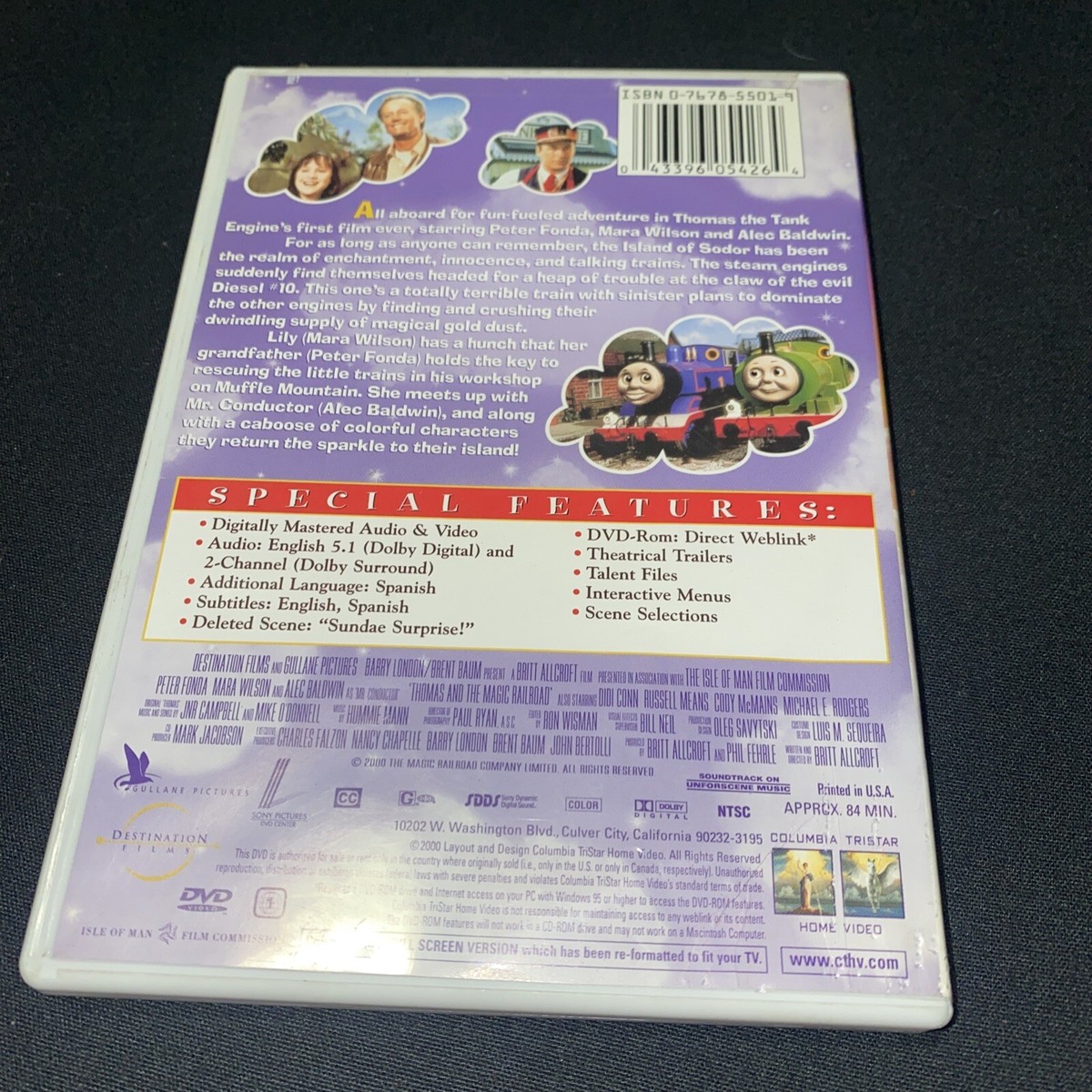 Thomas and the Magic Railroad (DVD, 2000) 43396054264| eBay