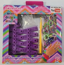 D Expressions Loom Design Studio DIY Rubber Band Bracelet Making Kit