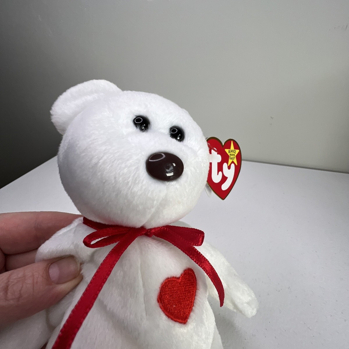 VALENTINO TY Beanie Baby Rare MINT Retired Brown Nose 1993/94 PVC