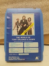 The World of Tony Orlando and Dawn 8 Track Cassette Arista 8301-9006 N 1976