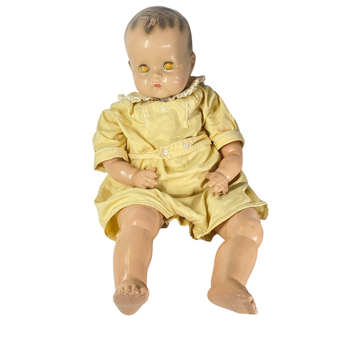 1930's Ideal Baby Doll Eyes Open & Closes Cryer Works RARE | eBay