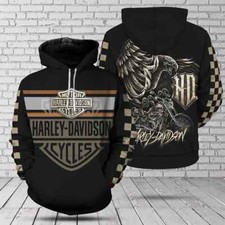 Personalized Harley Racing Davidson 3D Hoodie , Unisex Adults S-5XL