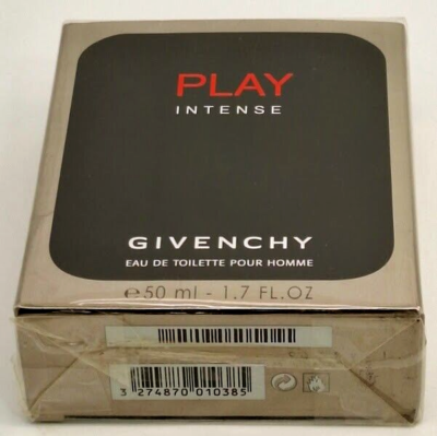 ❤️PLAY INTENSE ,GIVENCHY,EAU DE TOILETTE FOR MEN,1.7oz 50ml