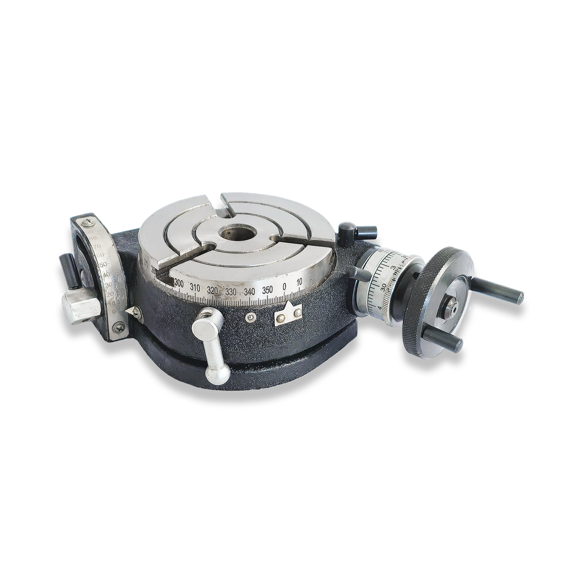 80mm Rotary Table With Chuck 3/ And Tailstock Milling Indexing Machine ...