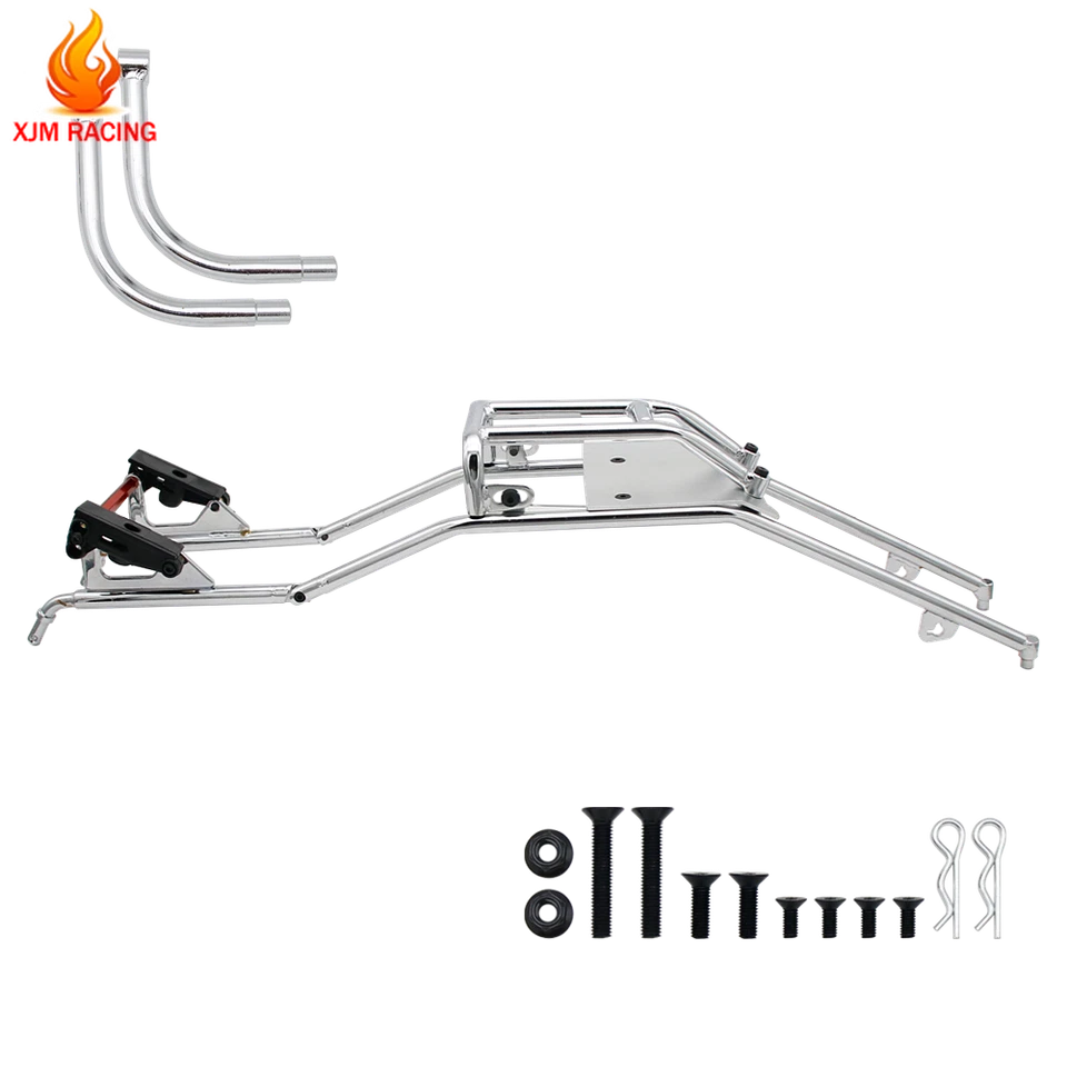 New Quick Release Metal Roll Cage Rear Bend Bar Kit For 1/5 HPI BAJA RC RV 5B - Image 4 of 4