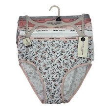 Laura Ashley Women s Panties Sz Small Pkg/5 Briefs Multi Colors Tag Free
