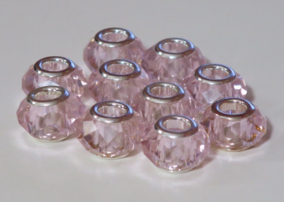 NEW DaVinci Beads & Charms Interchangeable Jewelry - Set of 10 Faceted DB44-2