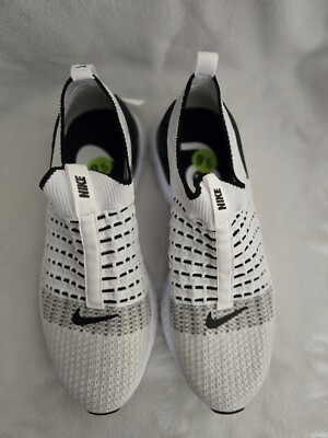 NEW Nike React Phantom Run 2 Men's Running Gym Shoes White/Black CJ0277 100 9.5