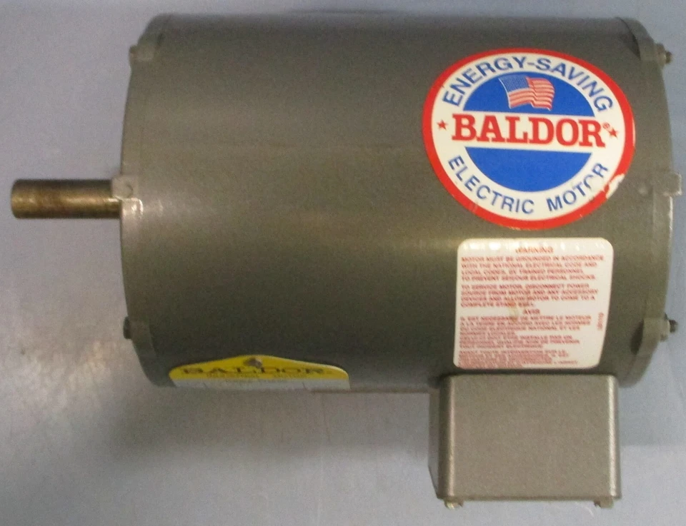 (NOS) Baldor FM3108 AC Motor 34F89-872 208-230/460V 2.1-2/1A 1725RPM 5/8" Shaft - Image 3 of 4