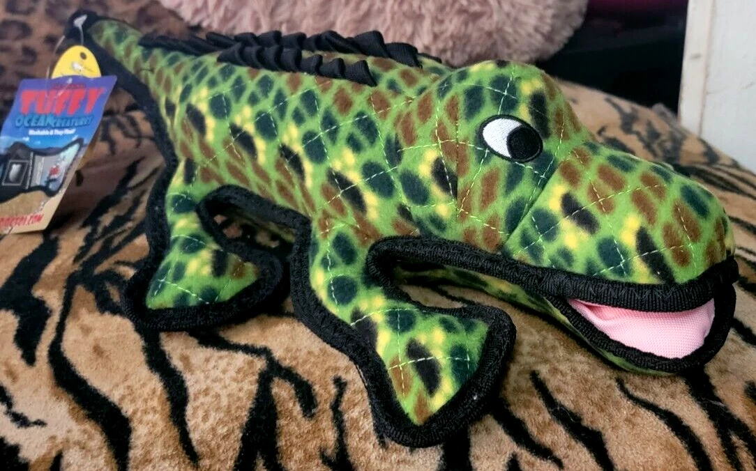 Tuffy Alligator Dog Toy New w Tag eBay