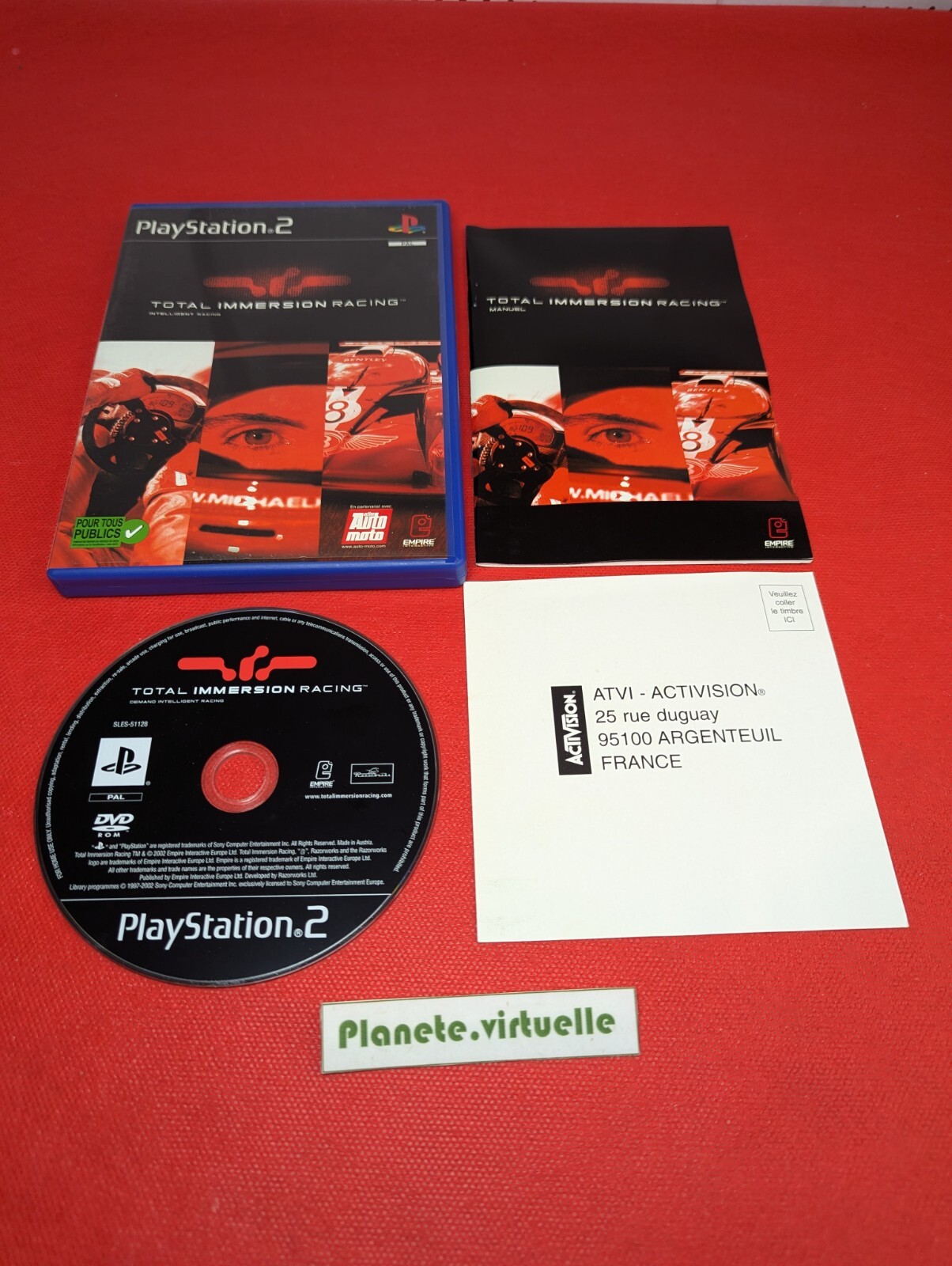 TOTAL IMMERSION RACING SONY PS2 EUR FR 🌟 
