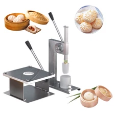 Manual Steamed Bun Forming Machine Included 3 Sizes Mold Dumpling Baozi Maker