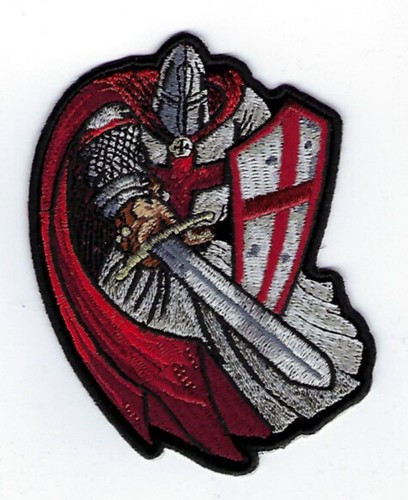 CRUSADER-ST-GEORGE-HAT-VEST-PATCH-MORALE-US-ARMY-MARINES-NAVY-AIR-FORCE-SHIELD