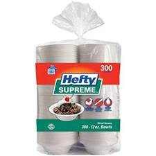 Hefty Supreme Foam Bowls Heavyweight, 12 oz. (300 ct.)