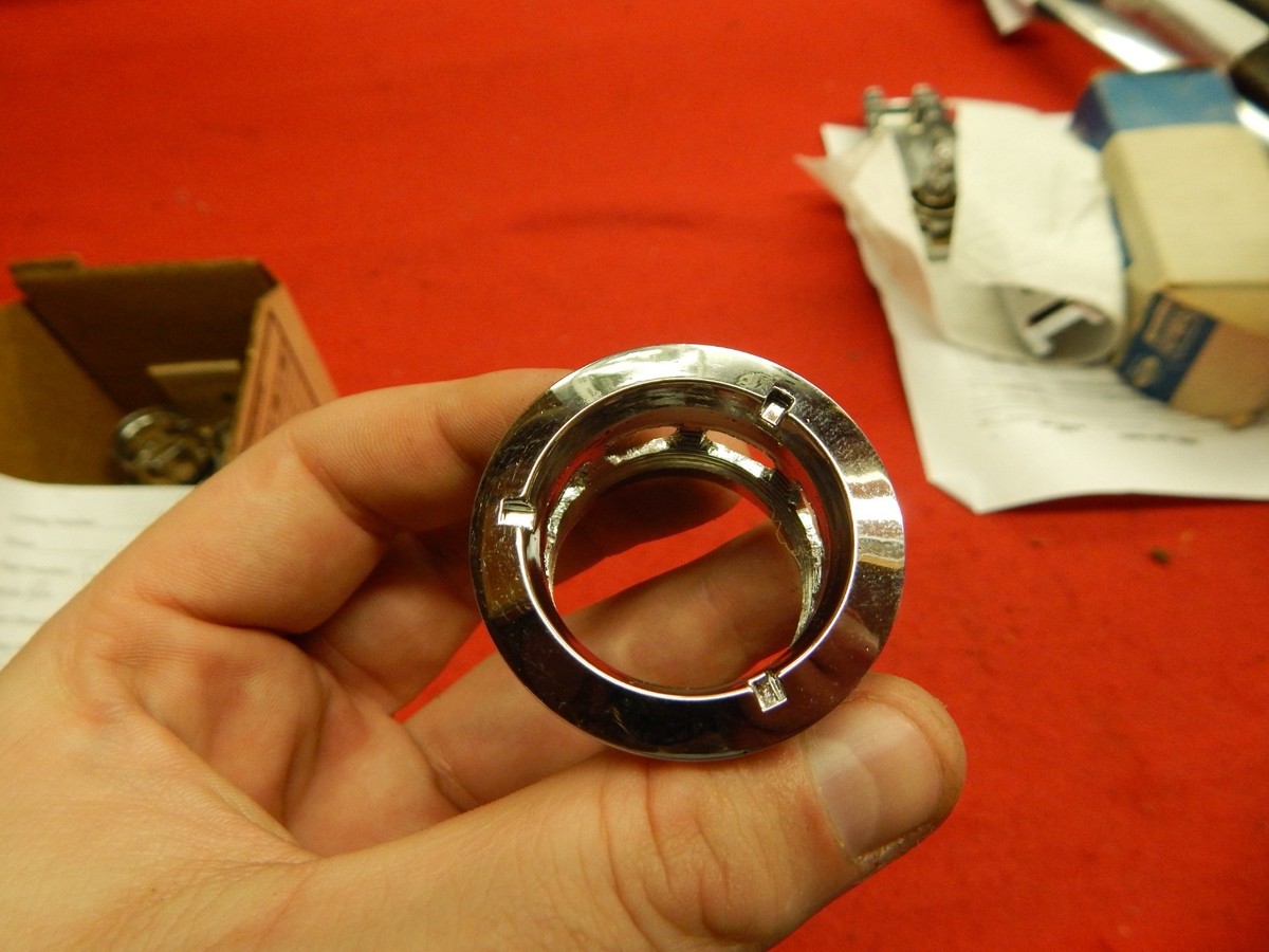 NOS 69 Ford Mercury Mustang Instrument Cluster Ignition Bezel