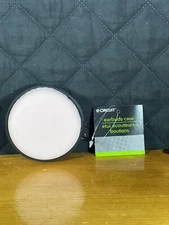 E-Circuit - Earbuds Case - Hard Sides - Zipper - Cord Storage - Dusty Blue