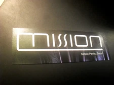 Decal / Sticker + Mission Simple Perfect Sound + Speakers + UK