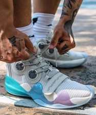 Li-Ning Way of Wade ABAP113-9 Cotton Candy Pearl White Men Basketball Shoes