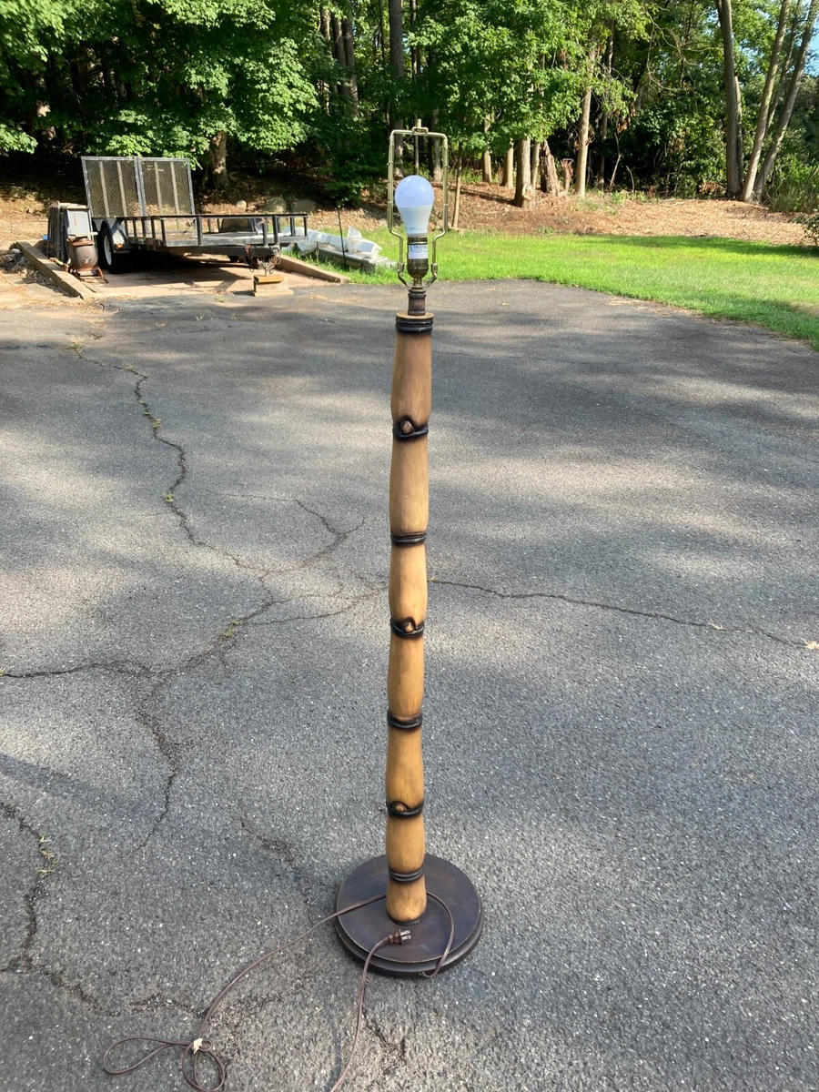 Palecek Floor lamp bamboo very nice