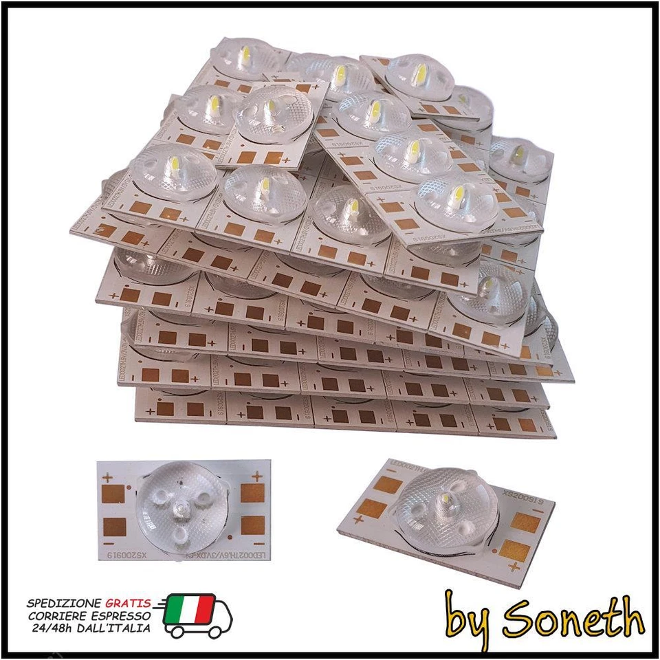 SONETH LED SMD 6V PER RETROILLUMINAZIONE BARRA STRISCIA TV LCD DA 32" 85" UNIVERSALE