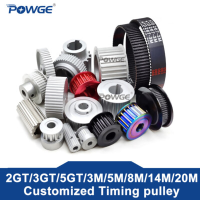 Customized Timing belt Pulley GT2 HTD/STD 2GT/3GT/5GT/3M/5M/8M/14M/T2.5/T5/T10