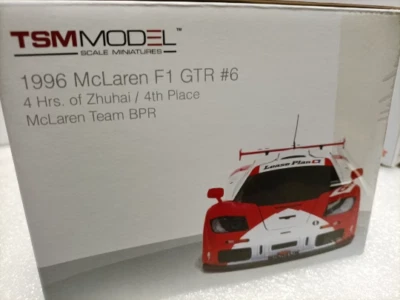 ミニカー McLaren F1 GTR 1996 BPR Zhuhai GP #6 人気ブラドン BPR 1996 GTR F1 McLaren Zhuhai #6 GP ミニカー