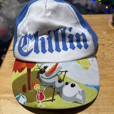 Disney Frozen Olfa Chillin Adjustable Baseball Cap Kids Osfm Blue Hat