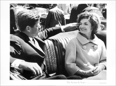 JOHN F. KENNEDY AND JACKIE 1961 Stanley Tetrick Iconic Photo 18x24