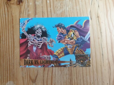 Dark Vs. Lightstar - Skeleton Warriors - Fleer Ultra #72 - 1995