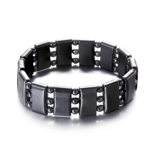 Therapy Health Care Magnetic Hematite Bracelet Men Natural Stone Beads Jewelry - Picture 14 of 22