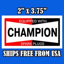 CHAMPION - Nueva Réplica Vintage Años 70’s 80’s Racing Nevera-Refrigerador Imán