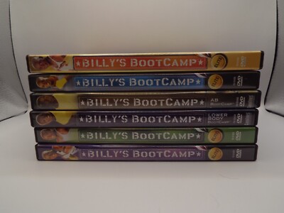 Billy's Bootcamp DVDs Set of 6 Elite, Lower Body, Ab | eBay