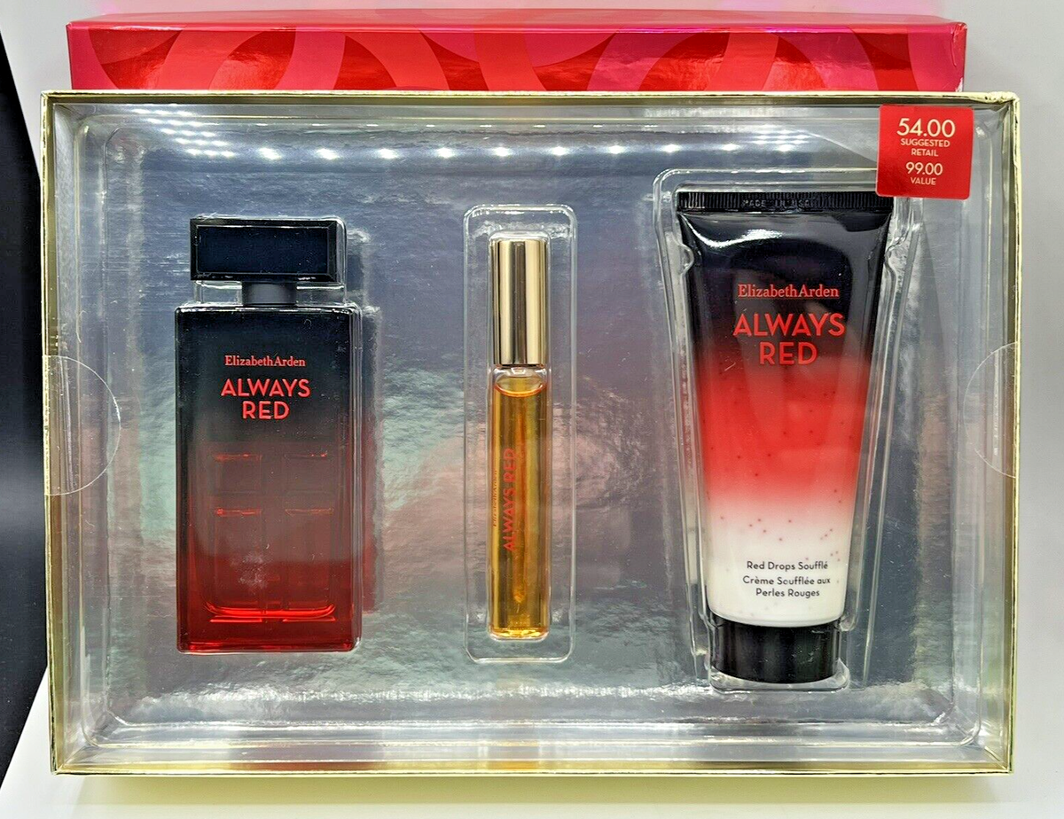 elizabeth arden always red gift set