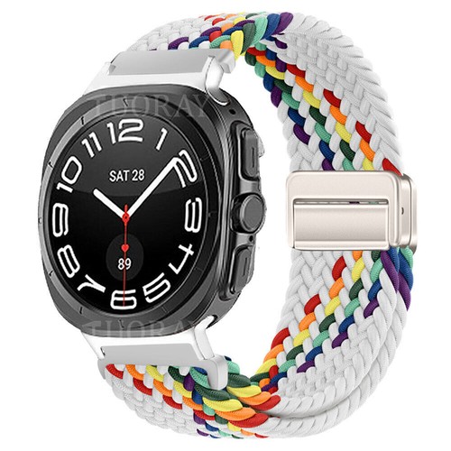 Für Samsung Galaxy Watch Ultra 47mm Magnet Geflochten Nylon Band Strap Bracelet - Bild 4 von 69