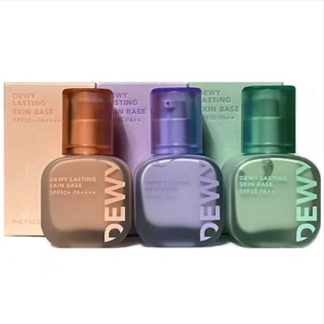THE FACE SHOP Base Piel Duradera 35 ml 3 Colores Brillo Corrector K-Beauty NUEVO Foto 2 de 4