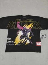 Civil Regime Marvel Black Panther Shirt Mens XL Black Wakanda Forever Oversized