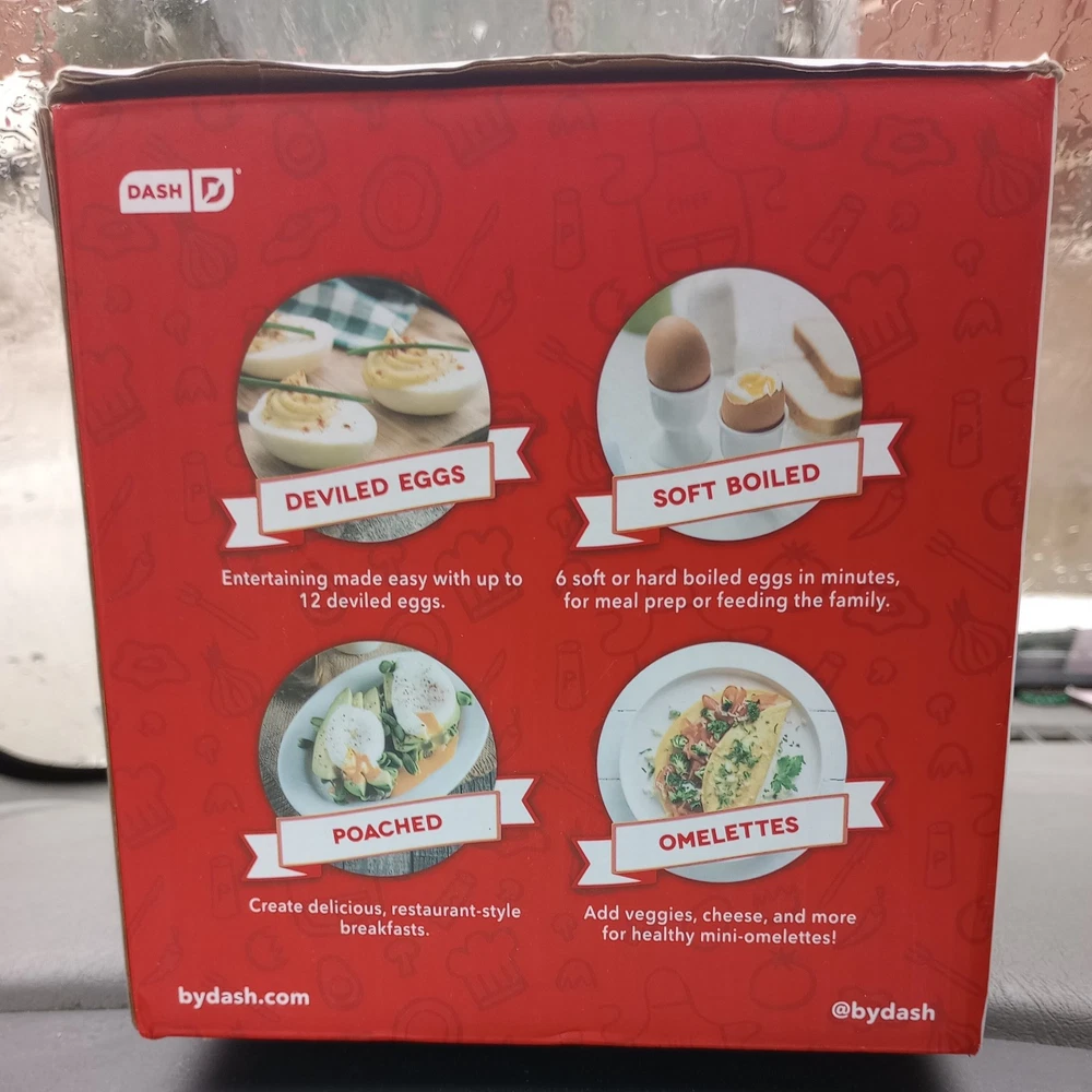 6-Egg Electric Dash Egg Cooker – Fast & Easy Breakfast Maker 6-Egg Electric Dash Egg Cooker – Fast & Easy Breakfast Maker