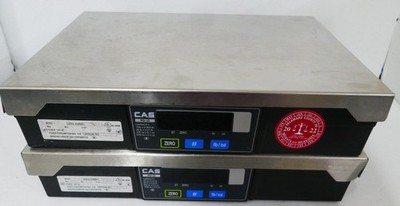 Lot of 2 CAS PD-II Digital Price Computing Scale