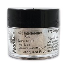 Jacquard Pearl Ex 3g 670 Interference Red,Other Painting Supplies